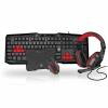 Techmade KIT TASTIERA + MOUSE + PAD + CUFFIE TM-GAMINGSET2 GAMING 2
