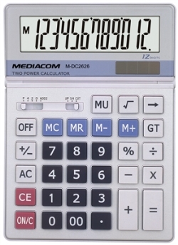 Mediacom CALCOLATRICE 12 DIGITS DESKTOP DC2626