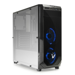 Vultech CASE GAMING BLACKDOOM GS-0385BL - VENTOLE BLU - NO ALIMENTATORE