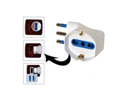  Marca non in elenco ADATTATORE SPINA 16A SCHUKO 90� SALVASPAZIO