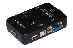 Link KVM SWITCH 2 PC CON PORTE 2 VGA E 2 USB (LKKWM2)