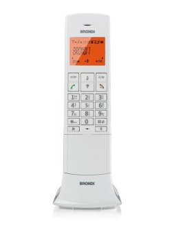 Brondi TELEFONO CORDLESS LEMURE BIANCO