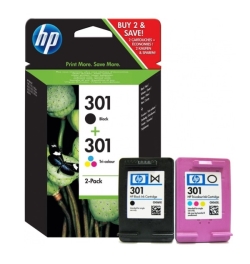 HP CARTUCCIA ORIGINALE N9J72AE N.301 MULTIPACK