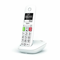 Siemens TELEFONO CORDLESS GIGASET E290 BIANCO NUMERI GRANDI