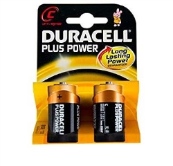 Duracell BATTERIE ALCALINE B2 PLUS 1.5V LR14 (MN1400 B2)