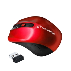 Techmade MOUSE TM-XJ30-RED ROSSO WIRELESS