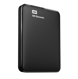 Western Digital HARD DISK 1 TB ESTERNO ELEMENTS USB 3.0 2,5 NERO AUTOALIMENTATO (WDBUZG0010BBK-WESN)