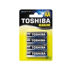 Toshiba BATTERIE ALCALINE STILO LR6 AA CONF.4 PZ (TOS6)