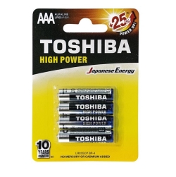 Toshiba BATTERIE ALCALINE MINISTILO LR03 AAA CONF.4 PZ (TOS03)