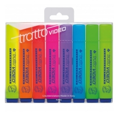 Tratto EVIDENZIATORE MULTICOLORE (8 PEZZI) (F8302)