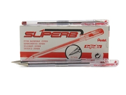 Pentel PENNA A SFERA SUPERB ROSSO (12 PEZZI)