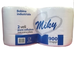 Miky ROTOLONI IN CELLULOSA 900 STRAPPI (2PZ)