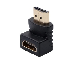 ProPart ADATTATORE SPINA HDMI (19PIN) A PRESA HDMI (19PIN) 90 GRADI DORATO