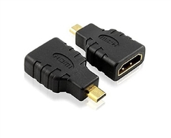 ProPart ADATTATORE SPINA HDMI MICRO (TIPO D) A PRESA HDMI (19PIN) DORATO