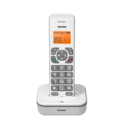 Brondi TELEFONO CORDLESS BRAVO STAR BIANCO/GRIGIO