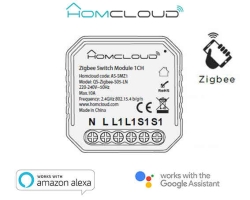 HomCloud MODULO INTERRUTTORE 1 CANALE ZIGBEE (AS-SMZ1)