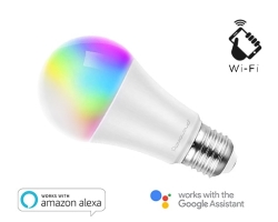 HomCloud LAMPADA LED SMART EE-11WE27 RGB + BIANCO E27 CCT DIMMERABILE WIFI - ALEXA E GOOGLE HOME