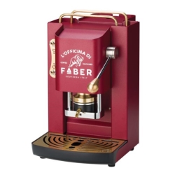 Faber MACCHINA DA CAFFE' A CIALDE PRO DELUXE ROSSO CHERRY