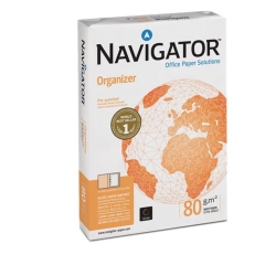 Navigator CARTA A4 ORGANIZER 80 GRAMMI 4 FORI (1 RISMA DA 500 FOGLI)