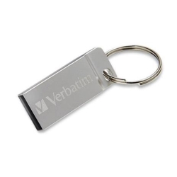 Verbatim PEN DRIVE 64GB METAL EXECUTIVE USB 2.0 (98750) SILVER