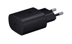 Samsung CARICABATTERIE USB-C 25W FAST CHARGE (EP-TA800XBEGWW) NERO BULK