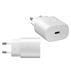 Samsung CARICABATTERIE USB-C 25W FAST CHARGE (EP-TA800EWE) BIANCO BULK