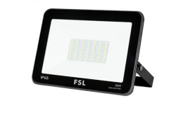 Fsl PROIETTORE PER ESTERNI NERO 30W - IP65 120_ 4000K (FLFE30W4K)