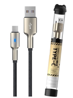 Devia CAVO DATI USB A - TYPE-C CON ESPOSITORE (DEBFZAUC215)