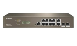 Tenda SWITCH MANAGED 10 PORTE L3 GIGABIT +  2 PORTE SFP BASE-X 1000 MBPS
