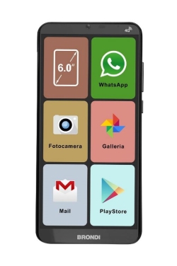 Brondi SMARTPHONE AMICO SMARTPHONE XL 4G 16GB NERO DUAL SIM