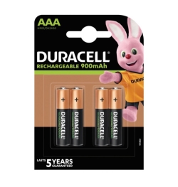 Duracell BATTERIE RICARICABILI MINISTILO AAA 900MAH CONF. 4PZ