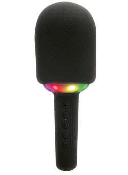 Karma MICROFONO KARAOKE CON EFFETTI LUCE SNG N - NERO