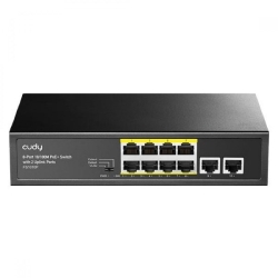  Marca non in elenco SWITCH RETE 8 PORTE POE + 2 PORTE UPLINK 10/100MBPS 120W (FS1010P)