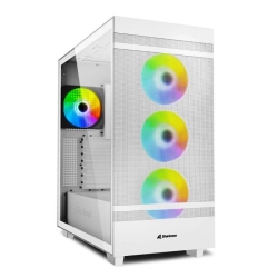 Sharkoon CASE GAMING REBEL C50 WHITE RGB ATX BIANCO NO ALIMENTATORE