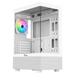 iTek CASE GAMING TOWER SHOWBUI 33W - NO ALIMENTATORE - ARGB FAN - BIANCO (ITGCASB33W)