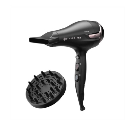 Imetec ASCIUGACAPELLI BELLISSIMA K9 2500 2300W - 3 TEMPERATURE 2 VELOCITA' - NERO/ROSA