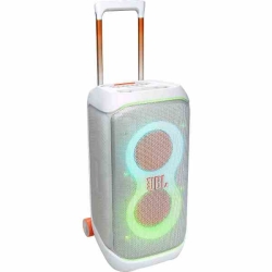 JBL CASSA AUDIO AMPLIFICATO PARTYBOX STAGE 320 WHITE BIANCO - 240 WATT RMS EFFETTI LUCE KARAOKE