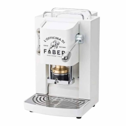 Faber MACCHINA DA CAFFE' A CIALDE PRO DELUXE PURE WHITE CROMATO
