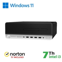 Marca non in elenco PC HP 600-800 G3 SFF INTEL CORE I3-7X00 8GB 256GB SSD WINDOWS 11 PRO 