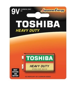 Toshiba BATTERIA HEAVY DUTY ZINCO-CARBONIO 9V 1PZ