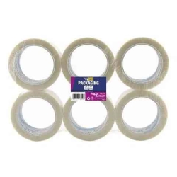  Marca non in elenco NASTRO ADESIVO 50MM X 66MT IN PPL - SYLENE - TRASPARENTE (6 PEZZI)
