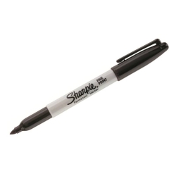  Marca non in elenco MARKER PENNARELLO MARCATORE SHARPIE PUNTA FINE F PERMANENTE NERO (12 PEZZI)