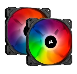 Corsair VENTOLA PER CASE ICUE SP140 140X140 RGB PRO LED (CO-9050096-WW) DUAL PACK NERO