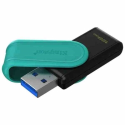 Kingston PEN DRIVE 128GB DATATRAVELER EXODIA S USB 3.2 GEN1 NERO/TURCHESE (DTXS/128GB)