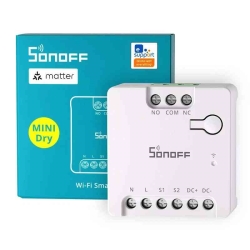 Sonoff SWITCH MINI-D INTERRUTTORE RELE CONTATTO PULITO - SMART WIFI - COMPATIBILE MATTER