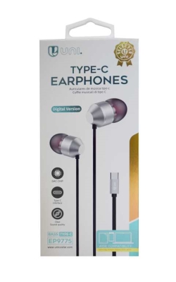 Karma AURICOLARI USB TYPE-C (EP 9975S) SILVER