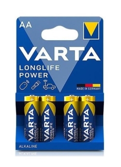 Varta BATTERIE STILO LONGLIFE POWER AA CONF.4 PZ