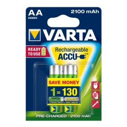 Varta BATTERIE RICARICABILI STILO AA 2100MAH CONF. 2PZ