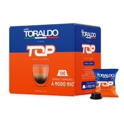 Marca non in elenco CAPSULE LINEA TOP MISCELA FORTE COMPATIBILE A MODO MIO 100 PZ (107164)