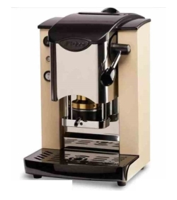 Faber MACCHINA DA CAFFE' A CIALDE PLAST SLOT INOX SABBIA ABS NERO (SISABNBASOTT)
